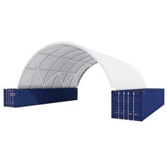 Copertura a Volta Robusta per Container Marittimi 12.19m x 12.19m x 3.96m