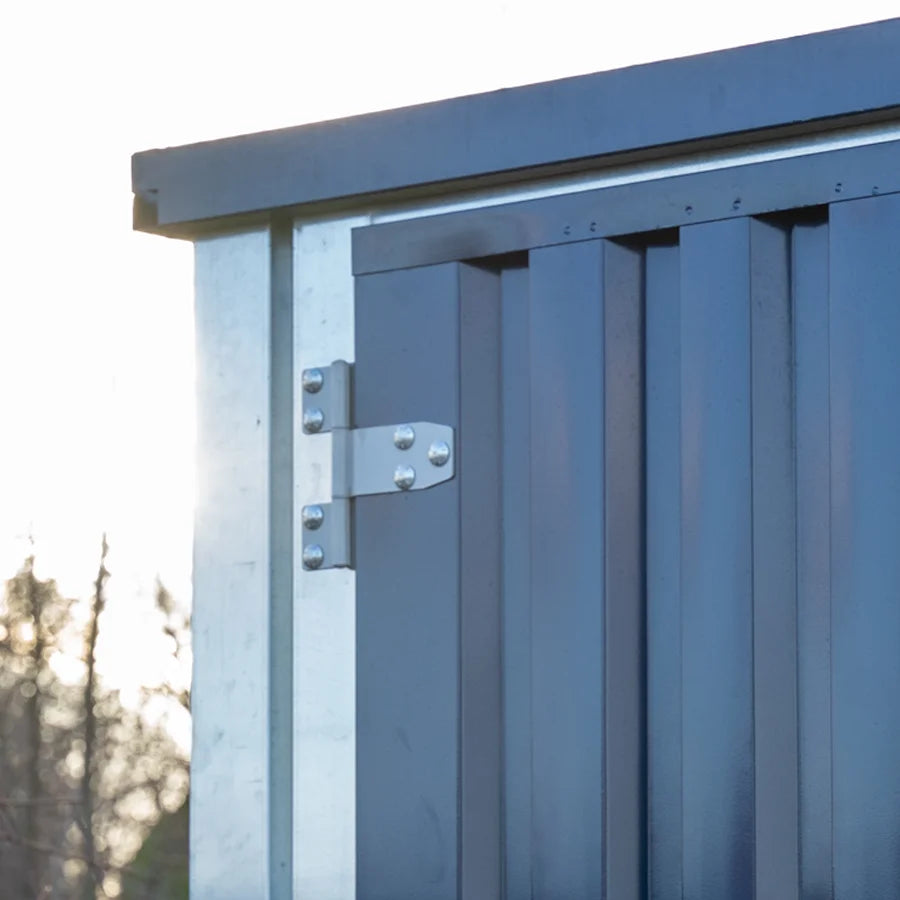 Box Contenitore Modulare Smontabile Bicolore 2x2m con Pavimento Rialzato