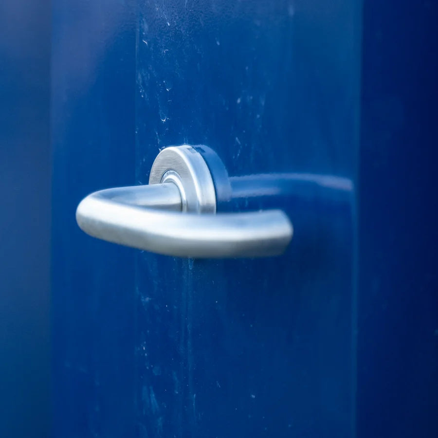 Box Contenitore Modulare Smontabile Bicolore 2x2m con Pavimento Rialzato