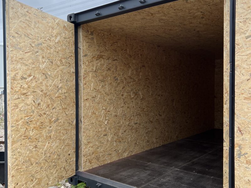 Container 20 Piedi Coibentato (Isolato) - Nuovo Antracite RAL 7016 (Anti-Condensa)