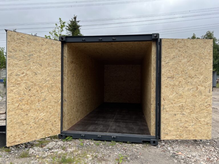 Container 20 Piedi Coibentato (Isolato) - Nuovo Antracite RAL 7016 (Anti-Condensa)