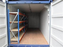 Container 20 Piedi Magazzino Attrezzato (Scaffali ed Impianto Elettrico)