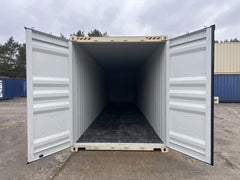 Container 40 Piedi High Cube RAL 1015 (Avorio) con Tasche per Carrello - Nuovo