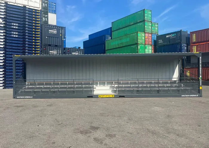 Container 40 Piedi High Cube Tribuna Eventi - Allestito con Sedute