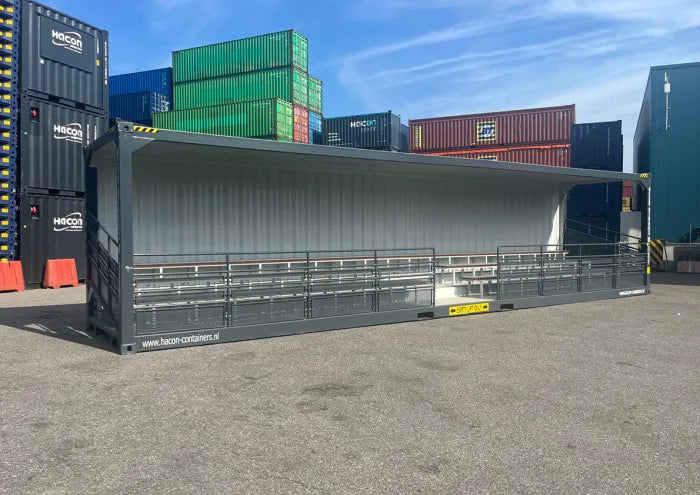 Container 40 Piedi High Cube Tribuna Eventi - Allestito con Sedute