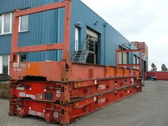 Container 40 Piedi Flat Rack (Pareti Abbattibili) - Flush Folding