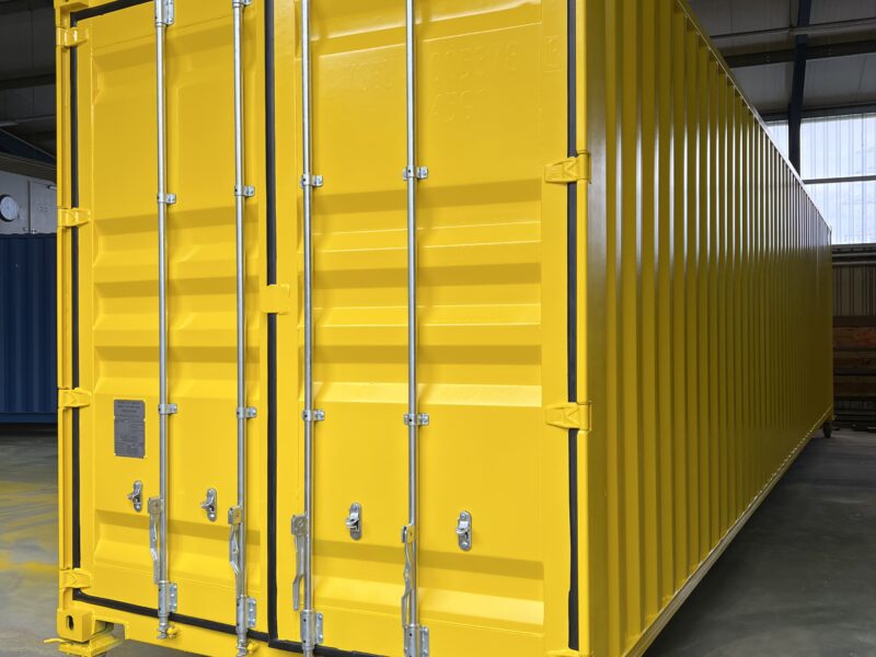 Container 40 Piedi High Cube (HC) Nuovo - Giallo RAL 1021 (Primo Viaggio)