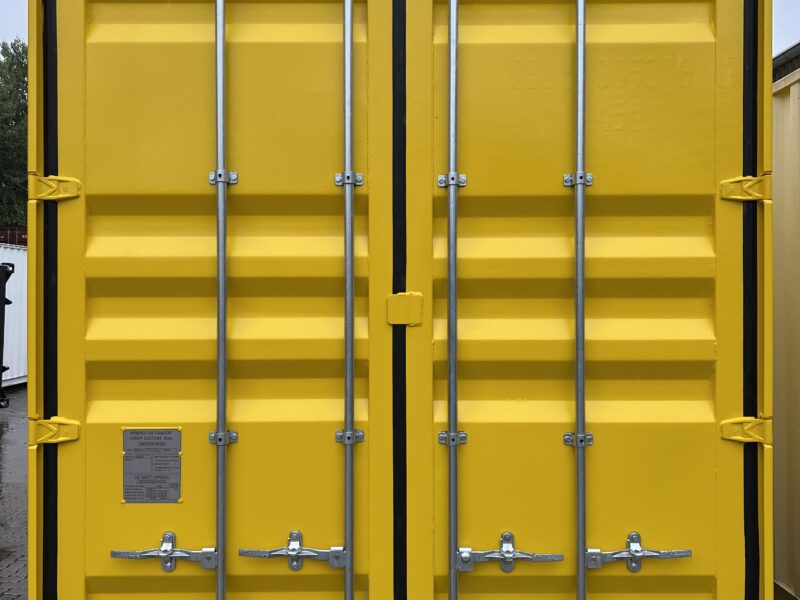 Container 40 Piedi High Cube (HC) Nuovo - Giallo RAL 1021 (Primo Viaggio)