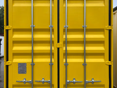 Container 40 Piedi High Cube (HC) Nuovo - Giallo RAL 1021 (Primo Viaggio)
