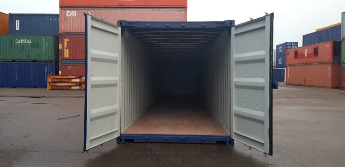 Container 40 Piedi Open Top con Telone e Traversa Rimovibile