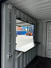 Container Bar 10 Piedi - Chiosco Mobile per Eventi (Allestito con Impianto Elettrico)
