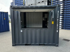 Container Bar 10 Piedi - Chiosco Mobile per Eventi (Allestito con Impianto Elettrico)