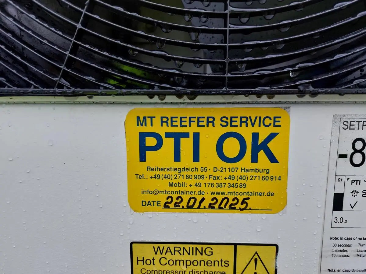 Container Frigo 10 Piedi High Cube Usato (2018) - Motore Starcool (Uso Statico)