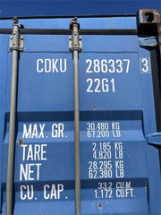 Contenitore Marittimo 20 Piedi Usato per Stoccaggio