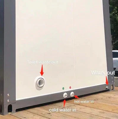 Modulo Bagno Autonomo Compatto 2,95 mq con Doccia