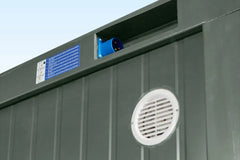 Modulo Servizi Igienici Doppio Autoportante - Verde Bottiglia