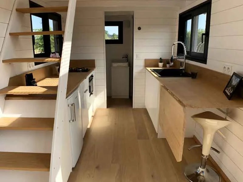 Tiny House Familiare Autonoma 16.5mq con 6 Posti Letto