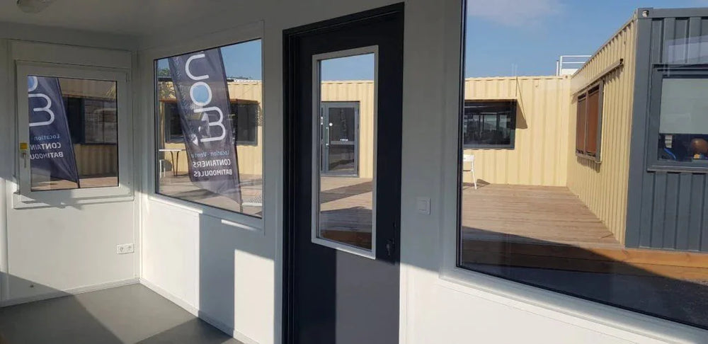 Ufficio Modulare Vetrato 14mq 20 Piedi Certificato Premium